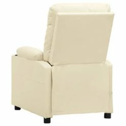 VidaXL Fauteuil inclinable électrique Crème Similicuir 12 VidaXL Fauteuil inclinable électrique Crème Similicuir -Fauteuils Soldes image 5 3098866