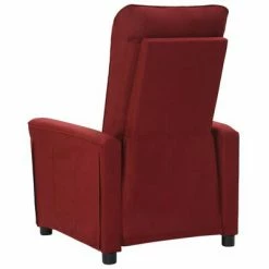 VidaXL Fauteuil inclinable électrique Bordeaux Tissu -Fauteuils Soldes image 5 3098880