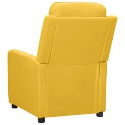 VidaXL Fauteuil inclinable électrique Jaune Tissu 12 VidaXL Fauteuil inclinable électrique Jaune Tissu -Fauteuils Soldes image 5 3098912