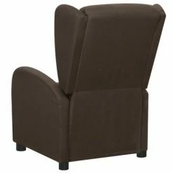 VidaXL Fauteuil inclinable électrique Marron foncé Tissu -Fauteuils Soldes image 5 3098930