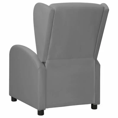 VidaXL Fauteuil inclinable électrique à oreilles Gris Similicuir 7 VidaXL Fauteuil inclinable électrique à oreilles Gris Similicuir – Image 5