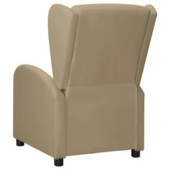 VidaXL Fauteuil inclinable électrique à oreilles Cappuccino Similicuir -Fauteuils Soldes image 5 3098955