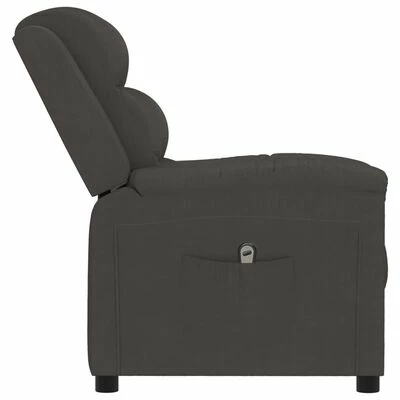VidaXL Fauteuil inclinable électrique Gris foncé Velours 7 VidaXL Fauteuil inclinable électrique Gris foncé Velours – Image 5