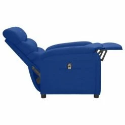 VidaXL Fauteuil inclinable électrique Bleu Tissu -Fauteuils Soldes image 5 3100301