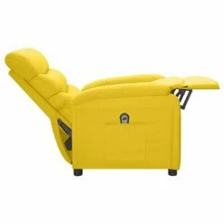 VidaXL Fauteuil inclinable électrique Jaune moutarde Tissu -Fauteuils Soldes image 5 3100302