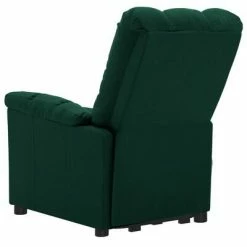 VidaXL Fauteuil inclinable Vert foncé Tissu 12 VidaXL Fauteuil inclinable Vert foncé Tissu -Fauteuils Soldes image 5 3100346