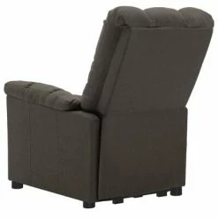 VidaXL Fauteuil inclinable Taupe Tissu -Fauteuils Soldes image 5 3100348