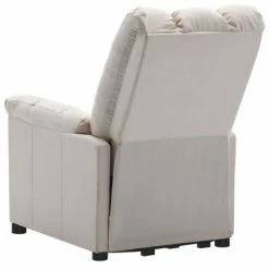 VidaXL Fauteuil inclinable Crème Tissu 12 VidaXL Fauteuil inclinable Crème Tissu -Fauteuils Soldes image 5 3100349