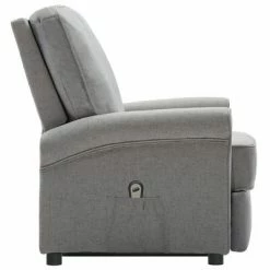 VidaXL Fauteuil inclinable Gris clair Tissu 12 VidaXL Fauteuil inclinable Gris clair Tissu -Fauteuils Soldes image 5 3100371