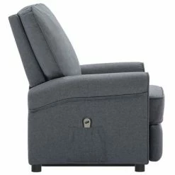 VidaXL Fauteuil inclinable Gris foncé Tissu -Fauteuils Soldes image 5 3100372