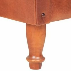 VidaXL Fauteuil Marron Cuir véritable 12 VidaXL Fauteuil Marron Cuir véritable -Fauteuils Soldes image 5 320778