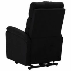 VidaXL Fauteuil inclinable Noir Tissu 12 VidaXL Fauteuil inclinable Noir Tissu -Fauteuils Soldes image 5 321238