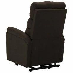 VidaXL Fauteuil inclinable Marron foncé Tissu -Fauteuils Soldes image 5 321241