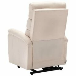 VidaXL Fauteuil inclinable Crème Tissu -Fauteuils Soldes image 5 321245