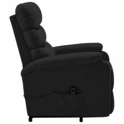 VidaXL Fauteuil inclinable Noir Similicuir -Fauteuils Soldes image 5 321276
