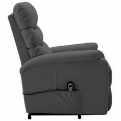VidaXL Fauteuil inclinable Anthracite Similicuir 12 VidaXL Fauteuil inclinable Anthracite Similicuir -Fauteuils Soldes image 5 321279