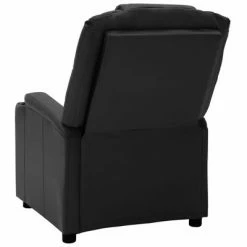 VidaXL Fauteuil inclinable Noir Similicuir 12 VidaXL Fauteuil inclinable Noir Similicuir -Fauteuils Soldes image 5 321304