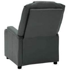 VidaXL Fauteuil inclinable Anthracite Similicuir 12 VidaXL Fauteuil inclinable Anthracite Similicuir -Fauteuils Soldes image 5 321307