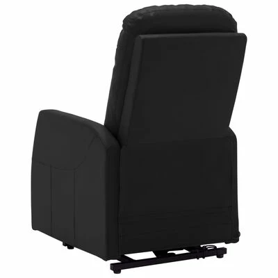 VidaXL Fauteuil inclinable Noir Similicuir 7 VidaXL Fauteuil inclinable Noir Similicuir – Image 5
