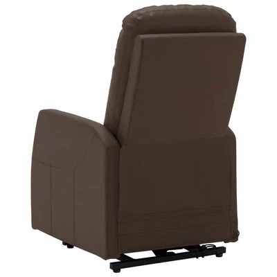 VidaXL Fauteuil inclinable Marron Similicuir 7 VidaXL Fauteuil inclinable Marron Similicuir – Image 5