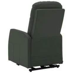 VidaXL Fauteuil inclinable Anthracite Similicuir -Fauteuils Soldes image 5 321369