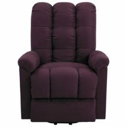 VidaXL Fauteuil inclinable Violet Tissu -Fauteuils Soldes image 5 321387