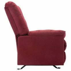VidaXL Fauteuil inclinable Rouge bordeaux Tissu -Fauteuils Soldes image 5 321403