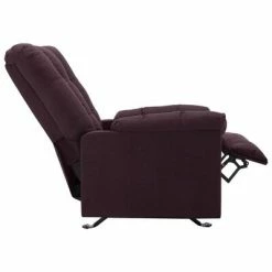 VidaXL Fauteuil inclinable Violet Tissu 12 VidaXL Fauteuil inclinable Violet Tissu -Fauteuils Soldes image 5 321407