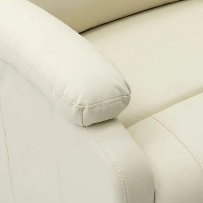322437 vidaXL Recliner White Faux Leather 7 322437 vidaXL Recliner White Faux Leather – Image 5