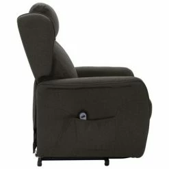 VidaXL Fauteuil inclinable Taupe Tissu 12 VidaXL Fauteuil inclinable Taupe Tissu -Fauteuils Soldes image 5 324029