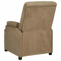 VidaXL Fauteuil inclinable Taupe Similicuir daim 12 VidaXL Fauteuil inclinable Taupe Similicuir daim -Fauteuils Soldes image 5 324047