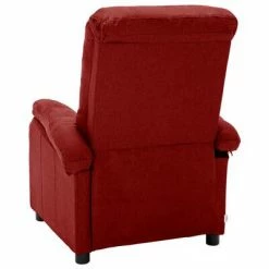 VidaXL Fauteuil inclinable Rouge bordeaux Tissu -Fauteuils Soldes image 5 324072