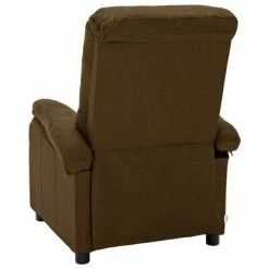 VidaXL Fauteuil inclinable Marron Tissu 12 VidaXL Fauteuil inclinable Marron Tissu -Fauteuils Soldes image 5 324073