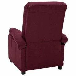 VidaXL Fauteuil inclinable Violet Tissu -Fauteuils Soldes image 5 324076
