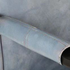 VidaXL Fauteuil 60x75x90 cm Gris Cuir de chèvre véritable 12 VidaXL Fauteuil 60x75x90 cm Gris Cuir de chèvre véritable -Fauteuils Soldes image 5 325146