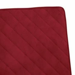 VidaXL Chaise cantilever Rouge bordeaux Velours -Fauteuils Soldes image 5 325729