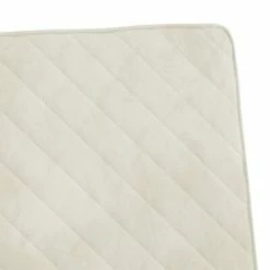 VidaXL Chaise cantilever Blanc crème Velours -Fauteuils Soldes image 5 325733