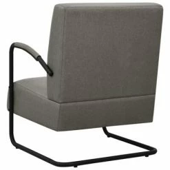 VidaXL Fauteuil Gris clair Tissu -Fauteuils Soldes image 5 325735