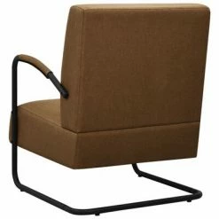 VidaXL Fauteuil Marron Tissu -Fauteuils Soldes image 5 325739