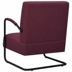 VidaXL Fauteuil Violet Tissu 12 VidaXL Fauteuil Violet Tissu -Fauteuils Soldes image 5 325742