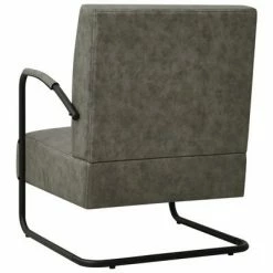 VidaXL Fauteuil Gris Similicuir 12 VidaXL Fauteuil Gris Similicuir -Fauteuils Soldes image 5 325745