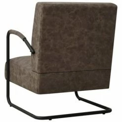 VidaXL Fauteuil Marron foncé Similicuir -Fauteuils Soldes image 5 325747