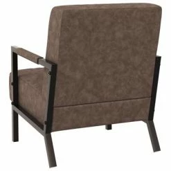 VidaXL Fauteuil Marron foncé Similicuir -Fauteuils Soldes image 5 325754