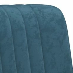 VidaXL Fauteuil Bleu Velours -Fauteuils Soldes image 5 325757