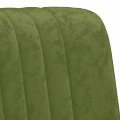 VidaXL Fauteuil Vert clair Velours -Fauteuils Soldes image 5 325761
