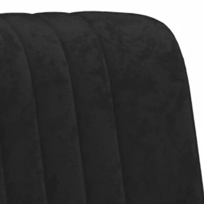 VidaXL Fauteuil Noir Velours 7 VidaXL Fauteuil Noir Velours â Image 5