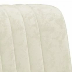 VidaXL Fauteuil Blanc crème Velours -Fauteuils Soldes image 5 325767