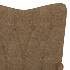 VidaXL Chaise de relaxation Taupe Tissu 12 VidaXL Chaise de relaxation Taupe Tissu -Fauteuils Soldes image 5 327532