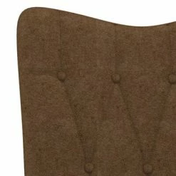 VidaXL Chaise de relaxation Marron Tissu -Fauteuils Soldes image 5 327592