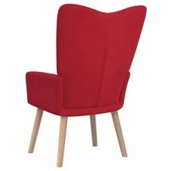 VidaXL Chaise de relaxation Rouge bordeaux Velours 12 VidaXL Chaise de relaxation Rouge bordeaux Velours -Fauteuils Soldes image 5 327660